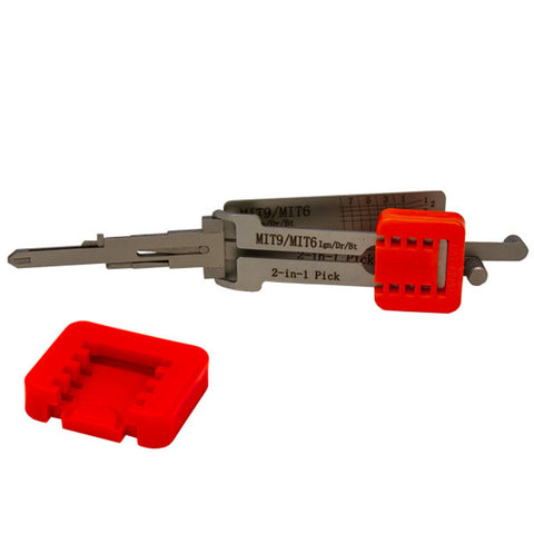 Finger Saver - Thumb Brace Support for Original Lishi Pick Tools - Red