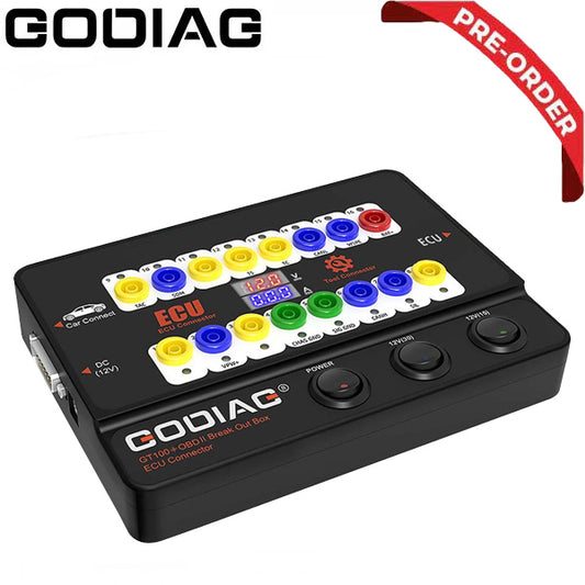 Godiag - SO537 - Godiag GT100+ Auto Tools - OBD II Break Out Box ECU Connector (PRE-ORDER)