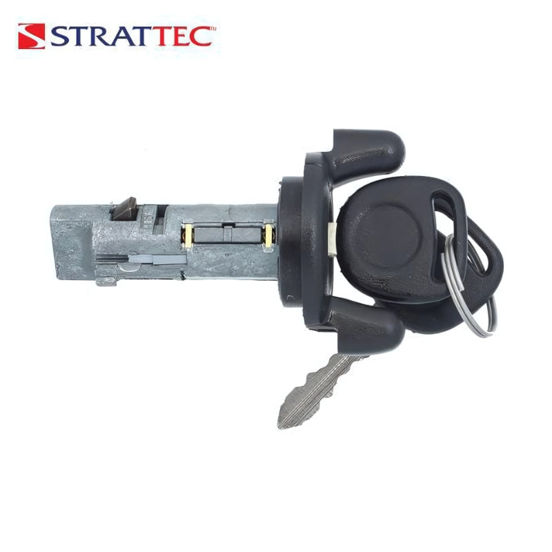 STRATTEC 704600C ignition lock cylinder – top angle showing key insertion slot
