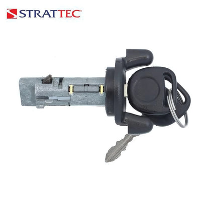 STRATTEC 704600C ignition lock cylinder – top angle showing key insertion slot