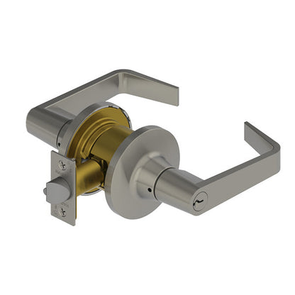 Hager - 3680 - Lever - Storeroom - 2-3/8-2-3/4 - Satin Chrome - Withnell Lever - Schlage C Keyway