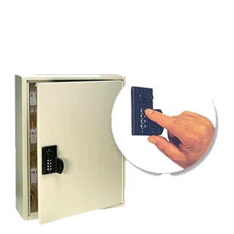HPC - 4-Wheel Kebab - 120 Key Capacity - Key Storage Cabinet