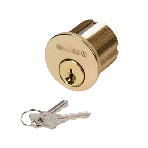 HQ LOCK - MC02 - Mortise Cylinder - 1-1/8 - SC1 -US3 Gold