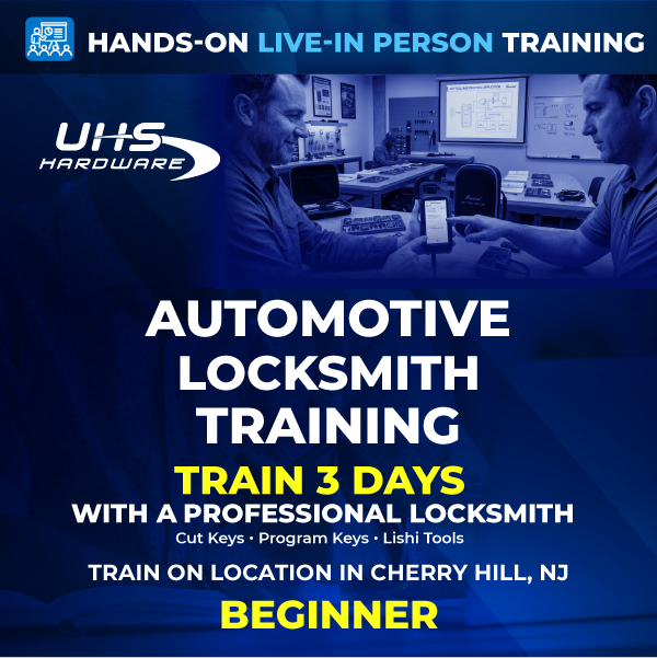 Beginner Automotive Locksmith Training - Hands-On In-Person Training - 3 Days  (Mon thru Fri) - By Appt