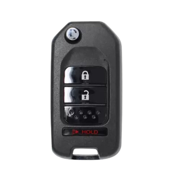Honda Style  2+1 Buttons Wire Flip Key (Wired)