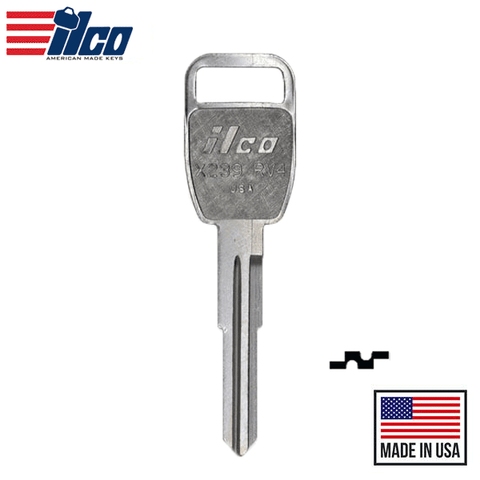 Land Rover Key895g Ilco - 1995-2006 Land Rover - RV4 - X239 - Metal Head Key for Sale ...