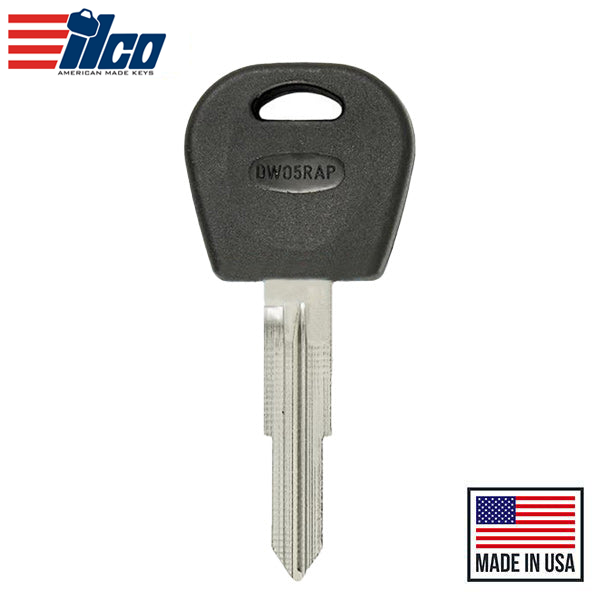 2008-2015 GM - DWO5RAP - B114R-PT - Mechanical Plastic Head Key - ILCO