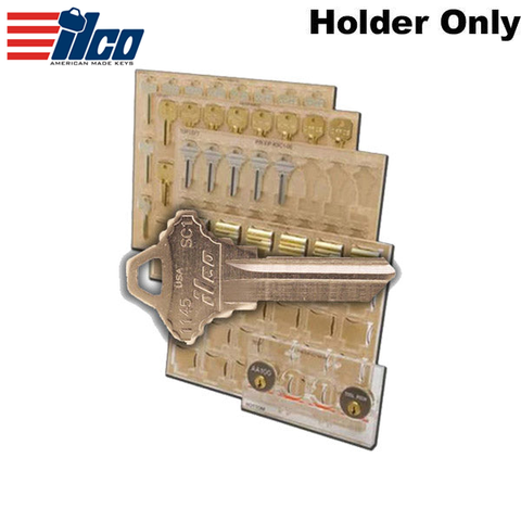 Ilco - XP-KH1 - Engrave-It - Schlage Keys (Sc1/Sc4 Head Shape & Blade Length) Key Holder - Holds 12  - for Engrave-It XP Machine