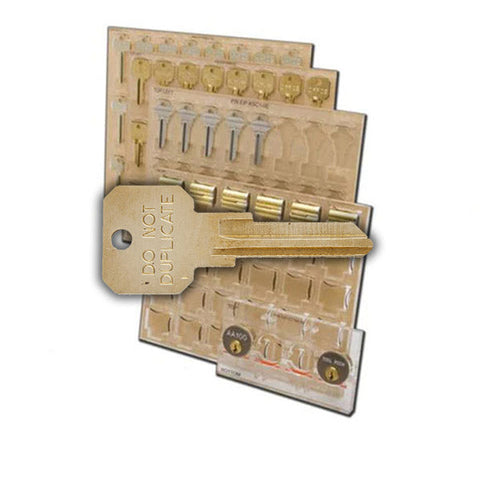 Ilco - XP-KH3 - Engrave-It - Ilco Neuter Bow Keys (Non-Embossed Head) Key Holder - Holds 12  - for Engrave-It XP Machine