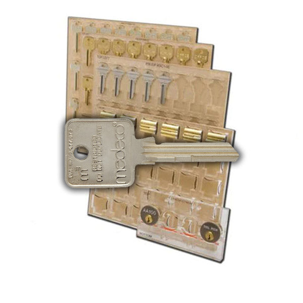 Ilco - XP-KH15 - Engrave-It - Medeco Large Square Head Style Key Holder - Holds 12  - for Engrave-It XP Machine