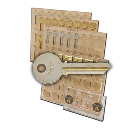 Ilco - EIP-KH9Y - Engrave-It - Oem Yale Keys 998 & 999 Series, Round Head Key Holder - Holds 21 - for Engrave-It Pro Machine