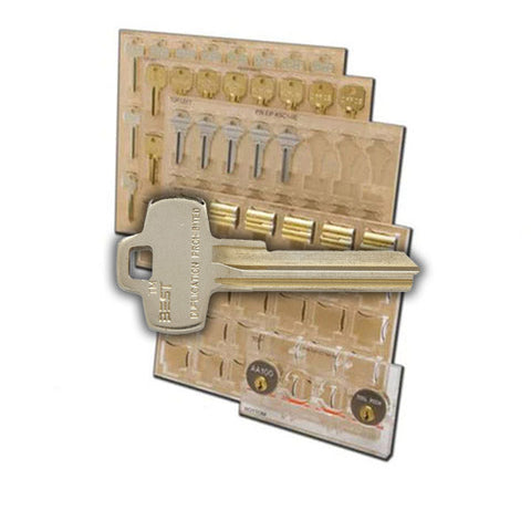 Ilco - XP-KH16 - Engrave-It - Best "Patented" 6-7 Pin Thick Style Key Holder - Holds 12  - for Engrave-It XP Machine