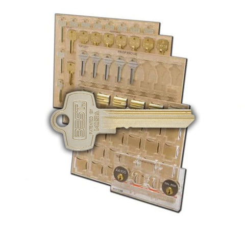 Ilco - XP-KH17 - Engrave-It - Best "Peaks" Small Format Style Key Holder - Holds 12  - for Engrave-It XP Machine