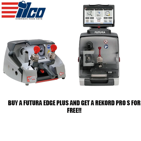 Ilco - D8A3580ZB - Silca Futura Edge Plus - High Security Key Cutter and Duplicator - for Medeco Biaxial (PROMOTION)