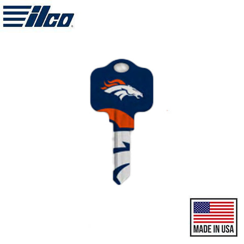 Ilco - NFL TeamKeys - Key Blank - Denver Broncos - SC1 (5 Pack)