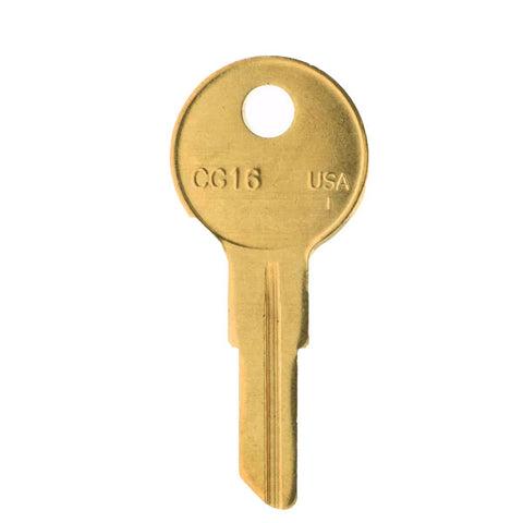 Ilco - CG16-BR CHICAGO Key Blank - 4 Pin or Disc