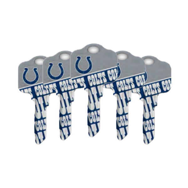 Colts Keyboard Ilco - NFL TeamKeys - Key Blank - Indianapolis Colts - KW1 (5 Pack) for ...