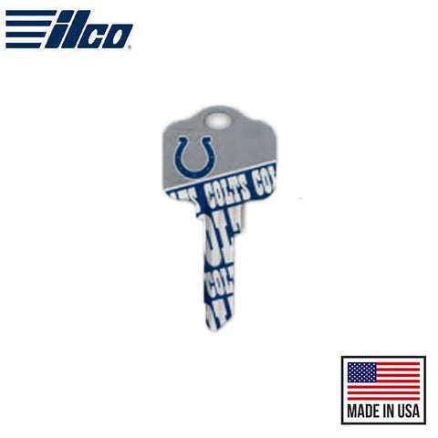 Ilco - NFL TeamKeys - Key Blank - Indianapolis Colts - KW1 (5 Pack)