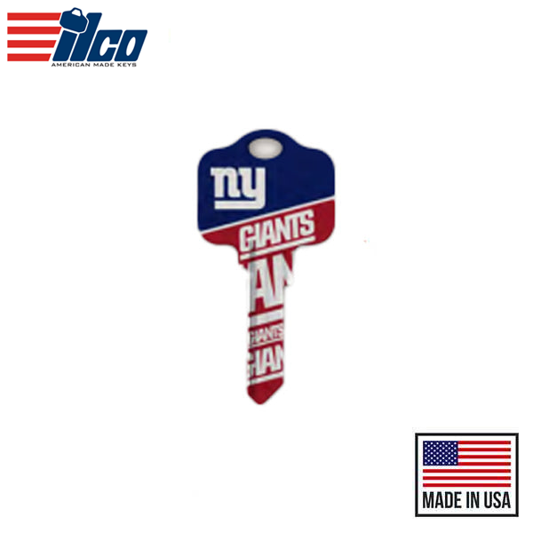 Nfl Key Cap Ilco - NFL TeamKeys - Key Blank - New York Giants - SC1 (5 Pack) for ...