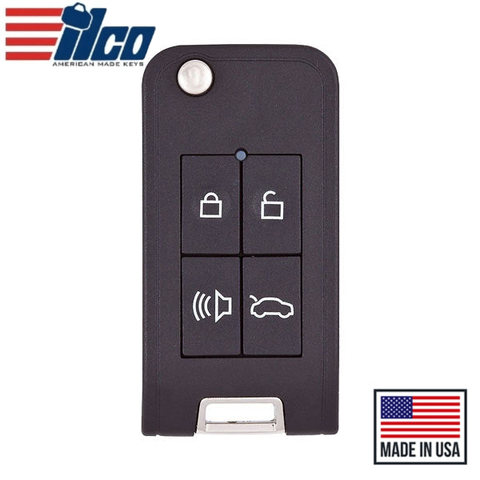 ILCO - IRKEHF-GTI - Smart4Car Universal Flip Key Remote - w/ GTI Transponder