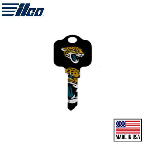 Ilco - NFL TeamKeys - Key Blank - Jacksonville Jaguars  - KW1 (5 Pack)