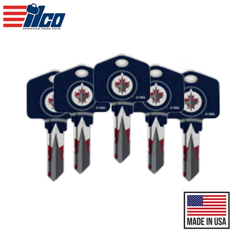 Ilco - NHL TeamKeys - Key Blank - Winnipeg Jets - SC1 (5 Pack)