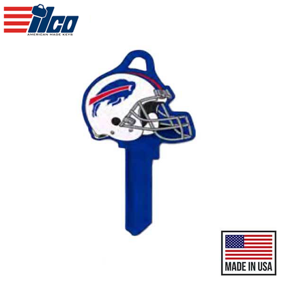Ilco - NFL TeamKeys - Helmet Edition - Key Blank - Buffalo Bills - SC1 (5 Pack)