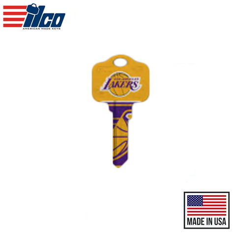 Ilco - NBA TeamKeys - Key Blank - Los Angeles Lakers - KW1 (5 Pack)