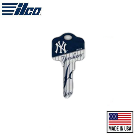 Ilco - MLB TeamKeys - Key Blank - New York Yankees - SC1 (5 Pack)