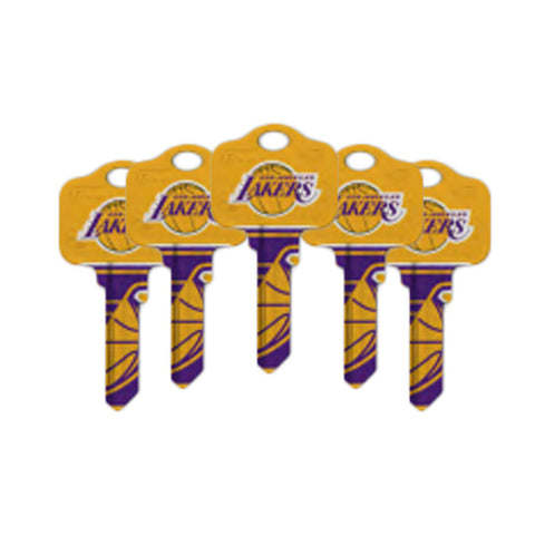 Ilco - NBA TeamKeys - Key Blank - Los Angeles Lakers - SC1 (5 Pack)