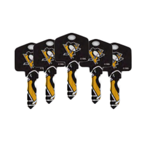 Ilco - NHL TeamKeys - Key Blank - Pittsburgh Penguins - KW1 (5 Pack)