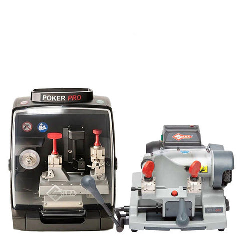 Ilco - Silca Poker Pro - Automatic Flat / Edge Key Cutter And Duplicator + FREE Silca Speed 044 - Semi-Automatic Key Machine