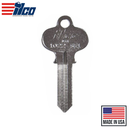 Ilco - ???1022-SE1 SEGAL Key Blank - Nickle
