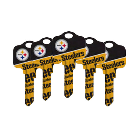 Ilco - NFL TeamKeys - Key Blank - Pittsburgh Steelers - SC1 (5 Pack)