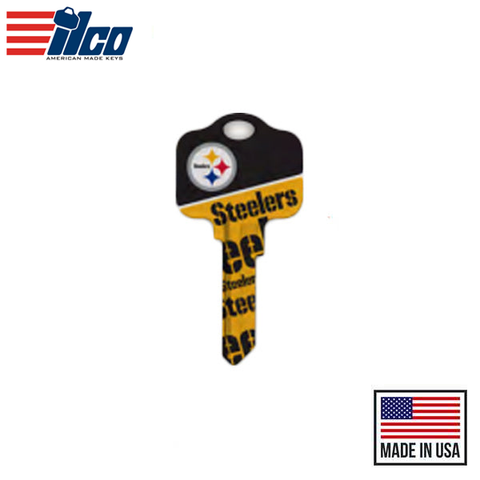 Ilco - NFL TeamKeys - Key Blank - Pittsburgh Steelers - KW1 (5 Pack)
