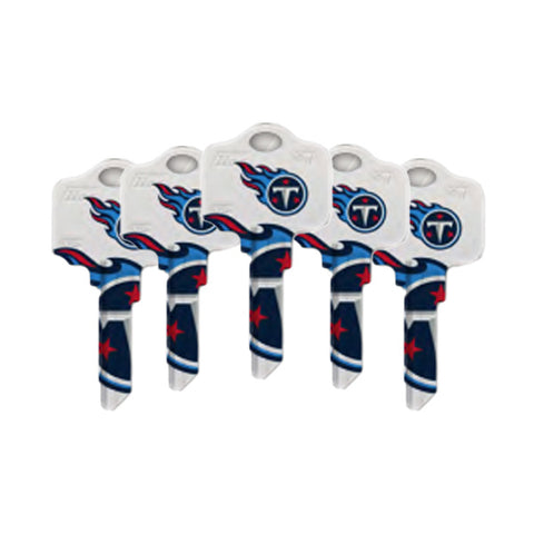 Ilco - NFL TeamKeys - Key Blank - Tennessee Titans - KW1 (5 Pack)