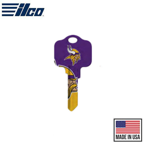 Ilco - NFL TeamKeys - Key Blank - Minnesota Vikings - KW1 (5 Pack)