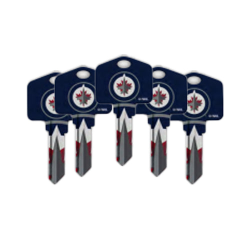 Ilco - NHL TeamKeys - Key Blank - Winnipeg Jets - SC1 (5 Pack)