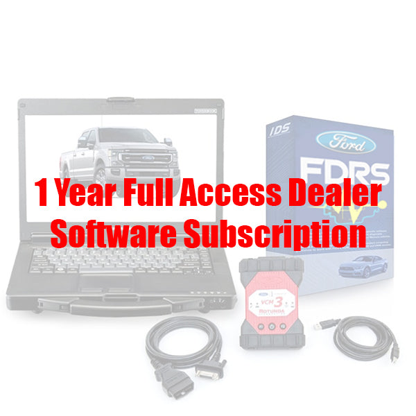 Ford Dealer Tool - 1 Year Software Subscription - FDRS Diagnostics And ...