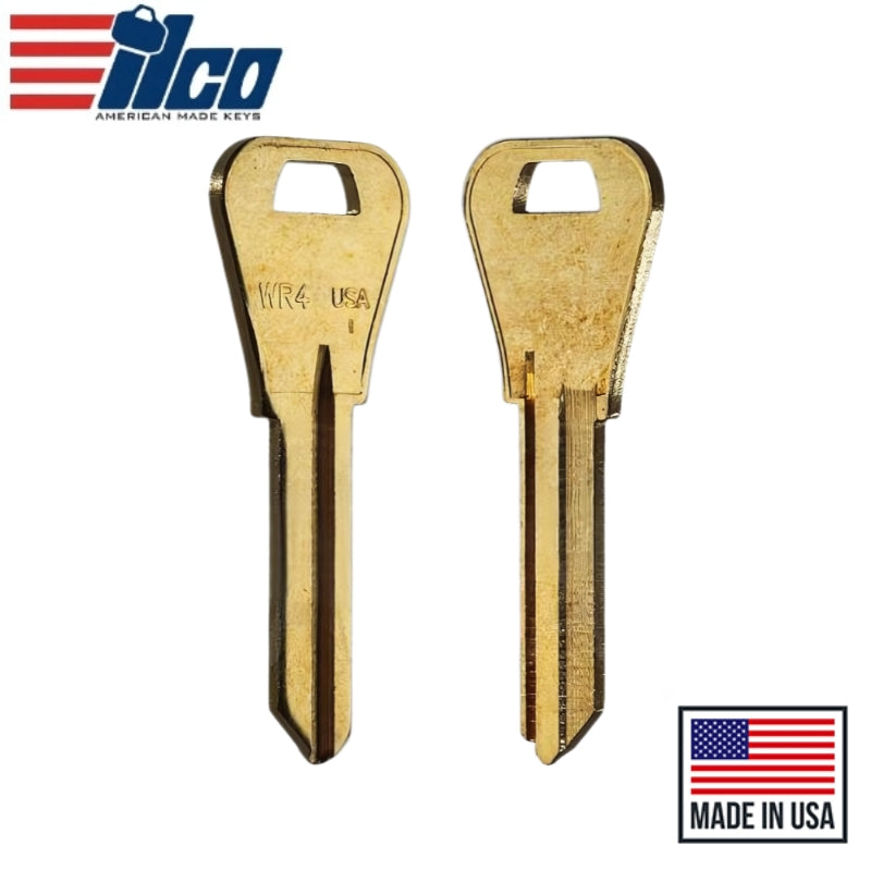 Ilco - NB-WR4 Key Blank - Neuter Bow Brass Finish for Sale | UHS Hardware
