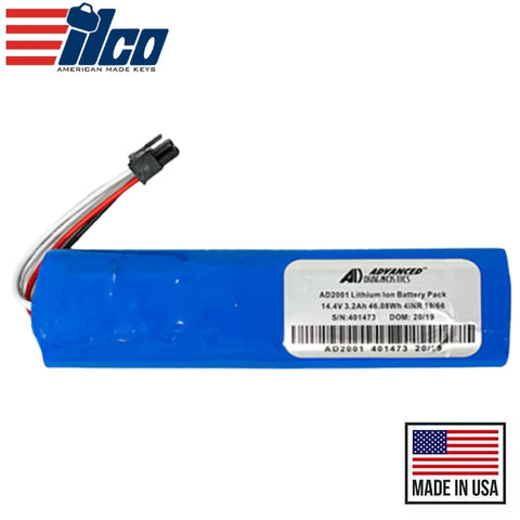 Ilco - Replacement Internal Battery for SMART Pro Vehicle Key Programmer