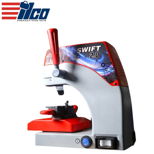 Ilco - Silca Swift 2.0 - Mechanical Key Duplicating Cutting Machine for Laser-Cut - Dimple - Tubular Keys - 120V