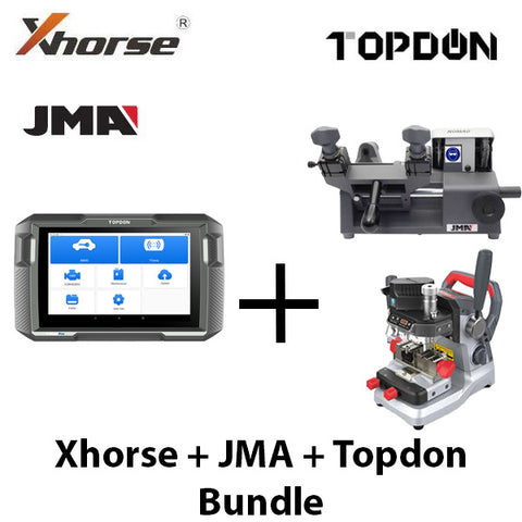 Complete Cut / Duplicator & Programming Bundle - TOPDON T-Ninja Pro + JMA NOMAD + Xhorse Condor XP-007