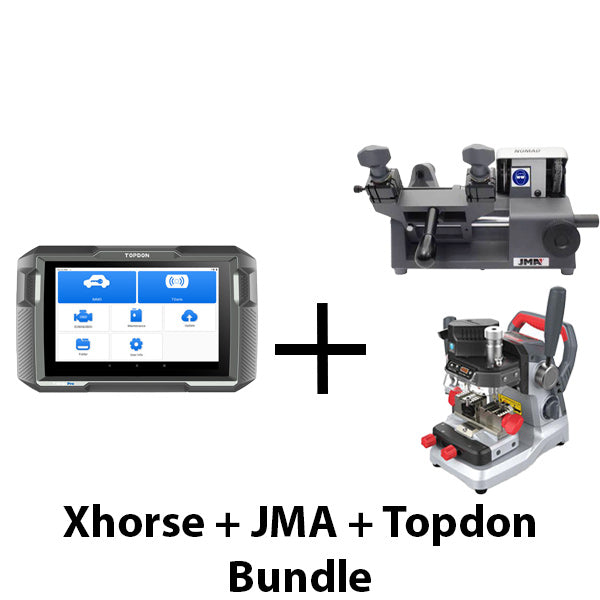 Complete Cut / Duplicator & Programming Bundle - TOPDON T-Ninja Pro + JMA NOMAD + Xhorse Condor XP-007