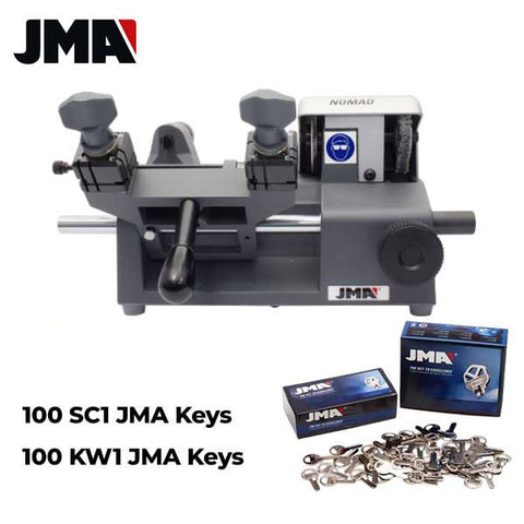 JMA - NOMAD - Portable Key Duplicator Machine + 200 KEYS