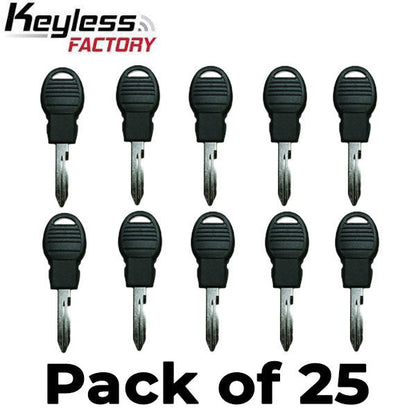 25 x Y170 Chrysler / Dodge / Jeep Transponder Key (AFTERMARKET) (Bundle of 25)