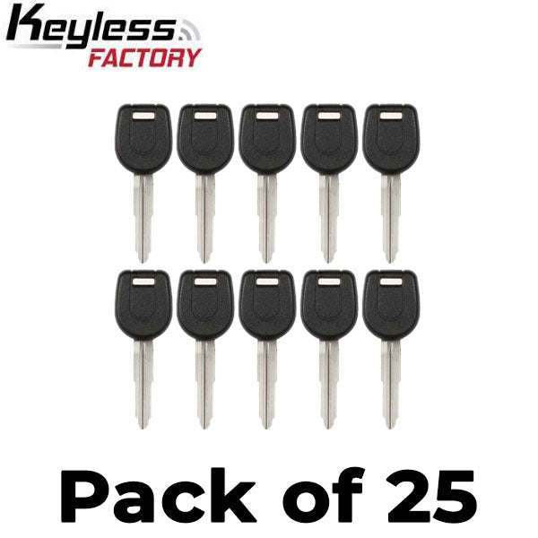 25 x Mitsubishi MIT17 - Transponder Key - 46 MITS Chip (AFTERMARKET) (Bundle of 25)