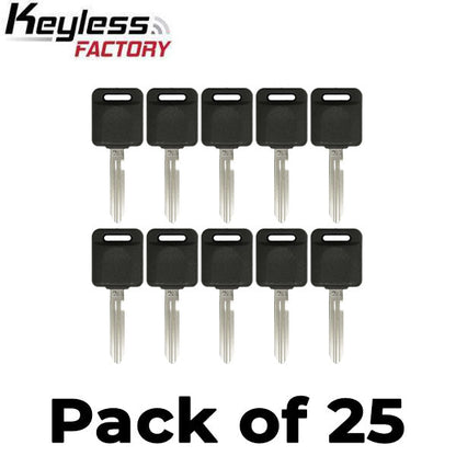 25 x 2002-2019 Nissan Infiniti NI04T Transponder Key (Chip 46) (AFTERMARKET) (Bundle of 25)