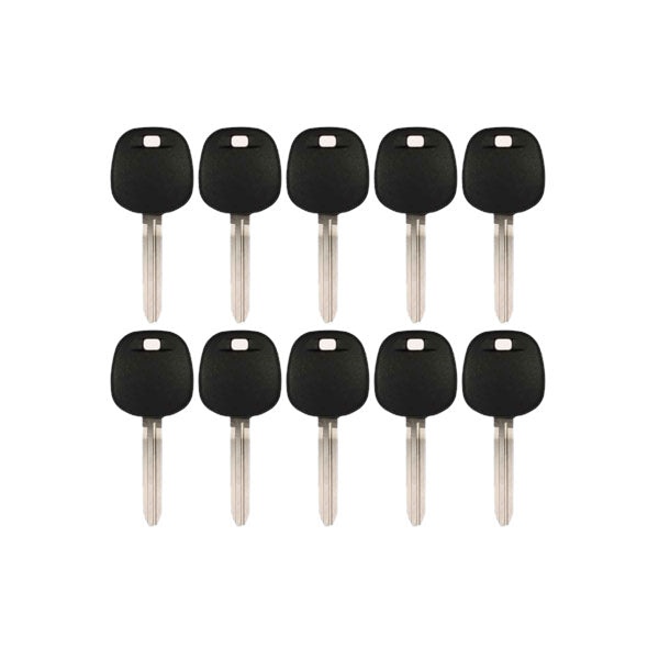 50 x Toyota TOY43 Transponder Key (4C Chip)  (AFTERMARKET) (Bundle of 50)
