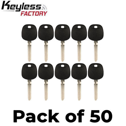 50 x 2010 - 2019 Toyota / Scion - TOY44G Transponder Key  -  (G Chip) (AFTERMARKET) (Bundle of 50)